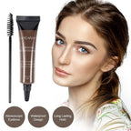 Arenzza waterproof liquid eyebrow gel and tint with a brush, long-lasting, smudge-proof, in a sleek container for beauty enhancement.