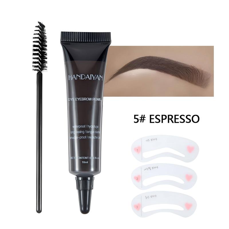 Arenzza waterproof liquid eyebrow gel with tint and free brush, long-lasting, smudge-proof for natural, defined eyebrows.