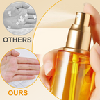 Arenzza Intensive Nourishing Hair Oil Spray bottle with a sleek design, suitable for healthy, shiny hair care.