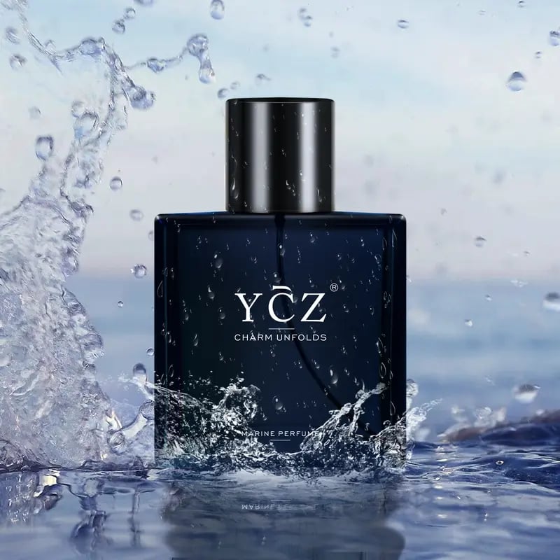 Arenzza YCZ Midnight Marine Eau De Parfum unisex bottle, 50ml, sleek design, ideal for health and beauty fragrance collection.