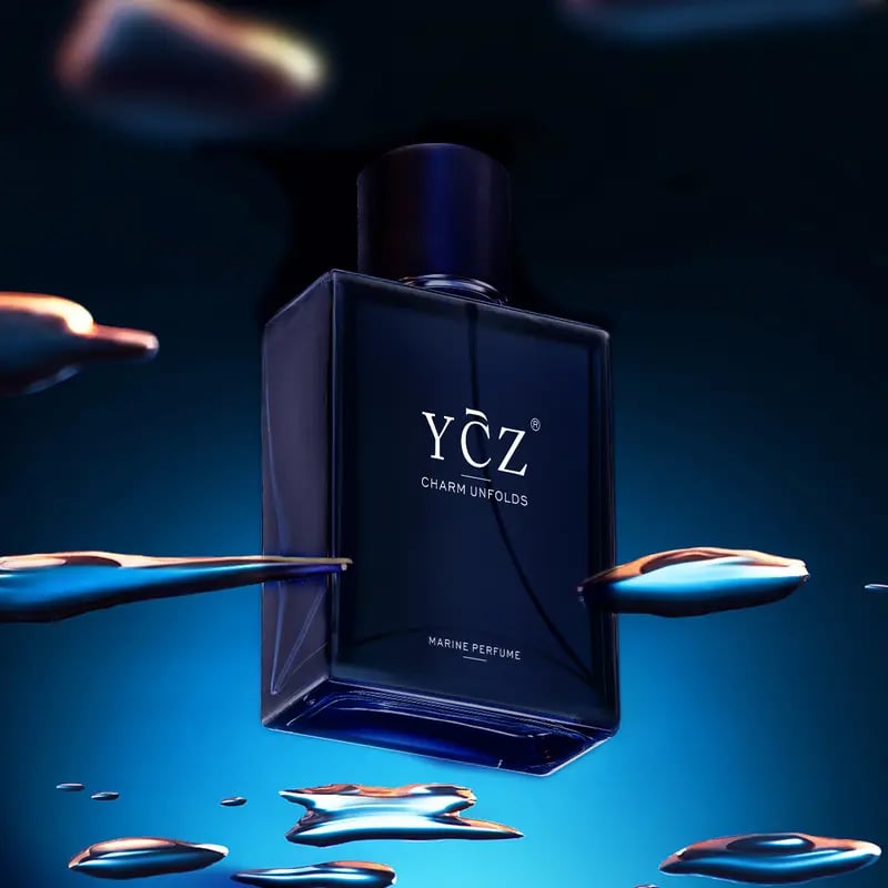 Arenzza YCZ Midnight Marine Eau De Parfum unisex 50ml bottle with sleek design, ideal for health and beauty fragrance collection.
