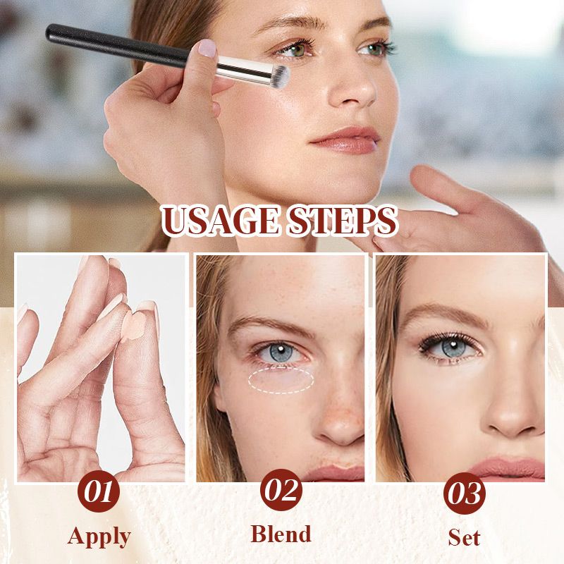 Arenzza undereye corrector concealer in a small tube, showing the applicator tip and product packaging for health and beauty use.