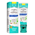 Arenzza Natural Coco-Mint & Neem Toothpaste tube with mint leaves and neem plant, showcasing health and beauty oral care product.