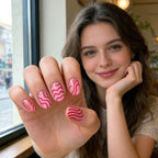 A set of 12 Arenzza acrylic nail art pens with vibrant pigments and fine tips for easy DIY nail designs.