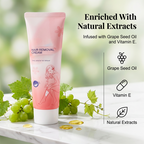 Arenzza Gentle Hair Removal Cream tube with soothing ingredients, designed for smooth, hair-free skin in health and beauty care.