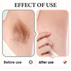 Arenzza gentle hair removal cream for underarms, legs, and arms, in a white tube with a blue cap, on a white background.
