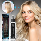 Arenzza Protein Hair Voluming Spray bottle with spray nozzle, designed to add volume and texture to hair, in a sleek white and blue container.