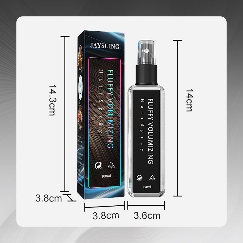 Arenzza Protein Hair Voluming Spray bottle with sprayer, designed to add volume and body to hair in a health and beauty setting.
