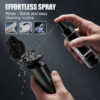 Arenzza electric shaver guard cleaning spray bottle for maintaining and sanitizing shaver guards in health and beauty.