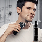 Arenzza Electric Shaver Guard Cleaning Spray bottle for cleaning and maintaining electric shavers in health and beauty care.