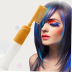 Arenzza hair dye application comb and bottle for easy hair coloring, in a sleek black and blue design, suitable for home hair dyeing.