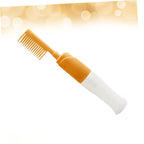 Arenzza hair dye application comb and bottle, plastic applicator brush and dye bottle for hair coloring and styling.