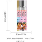 Arenzza 12-color professional nail art pen set featuring vibrant markers for detailed nail designs and creative beauty projects.