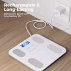 Arenzza smart body fat scale with LCD display for health tracking and body composition measurement.