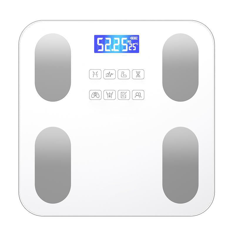 Arenzza Smart Body Fat Scale with LCD display, digital health and beauty device for measuring body composition and weight.