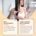 Arenzza collagen hair mask for dry and damaged hair, showing the product jar with label and textured cream inside.