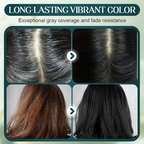Arenzza Mild Formula Long Lasting Hair Dye Set with hair dye bottles and applicator tools for vibrant hair coloring.