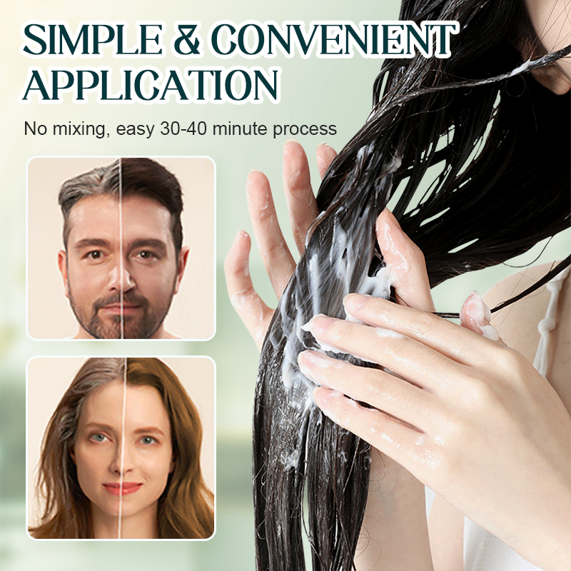 Arenzza Mild Formula Long Lasting Hair Dye Set with bottles of hair color dye and applicator tools for healthy hair coloring.