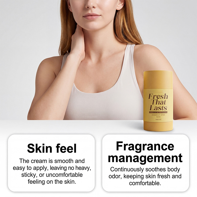 Arenzza Fresh Moisturizing Deodorant Stick for health and beauty, showing the white stick in its packaging.