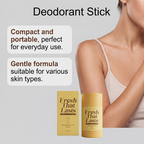 Arenzza Fresh Moisturizing Deodorant Stick in a white container, designed for health and beauty, with a smooth, clean surface.