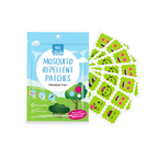 A pack of Arenzza mosquito repellent patches for kids, showing colorful adhesive patches designed to protect children from mosquitoes.