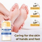 Arenzza hydrating and anti-cracking foot cream jar with a label, designed to moisturize and repair dry, cracked feet.