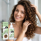 Arenzza Curl Defining & Hydrating Styling Cream jar with product label, showcasing a smooth, creamy texture for curly hair.