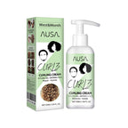 Arenzza Curl Defining & Hydrating Styling Cream jar with a white lid and label, showcasing the product for curly hair styling.