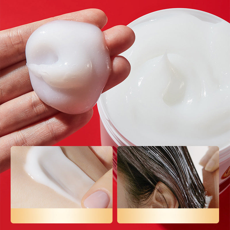 Arenzza Smoothing & Hydrating Hair Mask in a jar, showcasing a creamy, nourishing hair treatment for smooth, shiny hair.