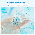 A set of 12 colorful bath bombs for kids from Arenzza, displayed in a gift box, perfect for fun and relaxing bath time.