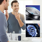 Amen's Arenzza portable mini electric shaver with compact design, suitable for quick grooming and travel convenience.