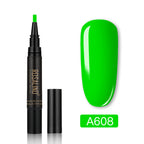Aarenza One Step Nail Gel Pen in black, compact design, used for quick gel nail application in health and beauty routine.