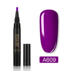 Arenzza One Step Nail Gel Pen for easy at-home gel nail application, featuring a sleek pen design with clear gel visible inside.
