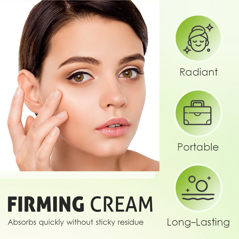 Arenzza nourishing and firming body cream jar with a smooth, creamy texture and fresh floral design on the label.