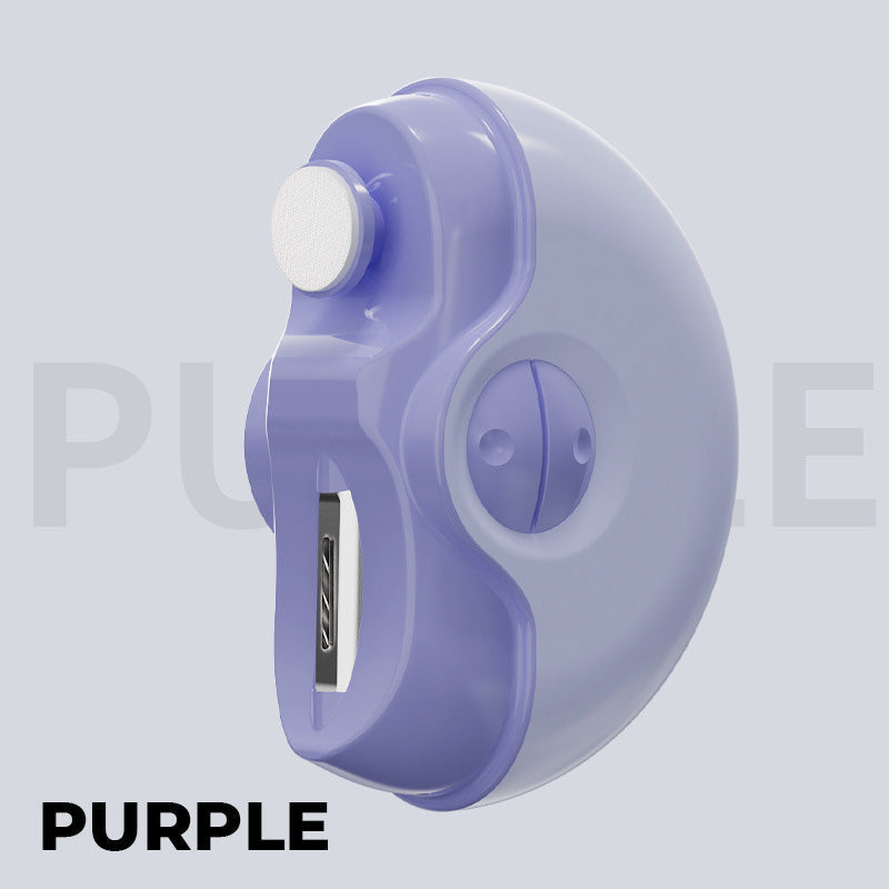 Arenzza 2-in-1 electric polishing automatic nail clippers with ergonomic design and compact size for easy use.