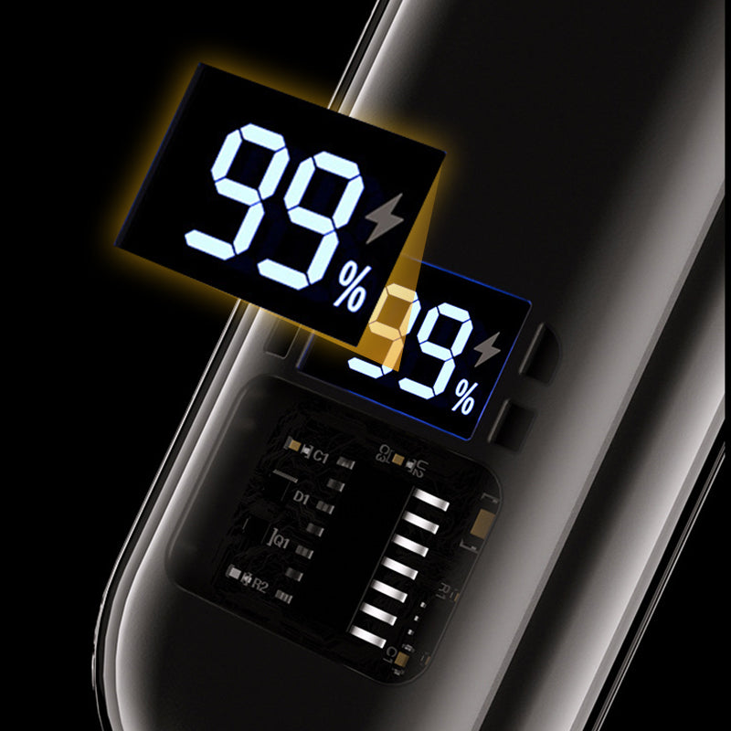Arenzza electric nose hair trimmer showcasing a compact, waterproof design with a sleek body and trimming head for easy grooming.