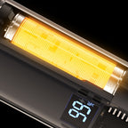 Arenzza electric nose hair trimmer, waterproof and painless, showing a compact device with a trimming head and ergonomic design.