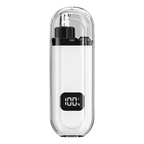 Arenzza electric nose hair trimmer showing its compact, waterproof design with a sleek handle for painless grooming.
