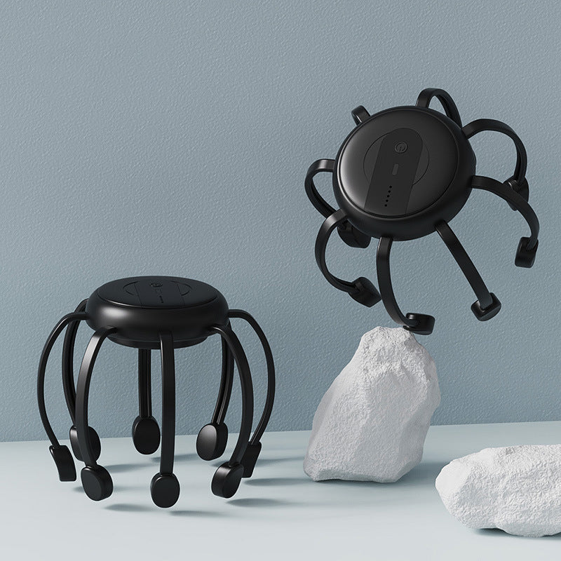 Aarenza intelligent octopus head massager with kneading massage, multiple modes, portable design, ideal for relaxation and stress relief.