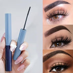 Aarenza waterproof lengthening curling mascara in black, showing the mascara tube and wand with volumizing, smudge-free formula.