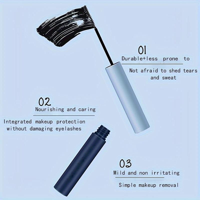 Arenzza waterproof lengthening curling mascara with volumizing, long-lasting, and smudge-free formula shown in the image.