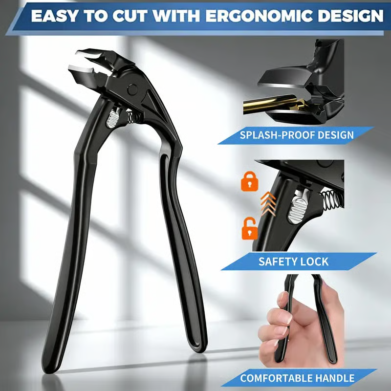 Arenzza curved blade nail clipper for precise, smooth cuts in health and beauty, featuring a sleek, ergonomic design.