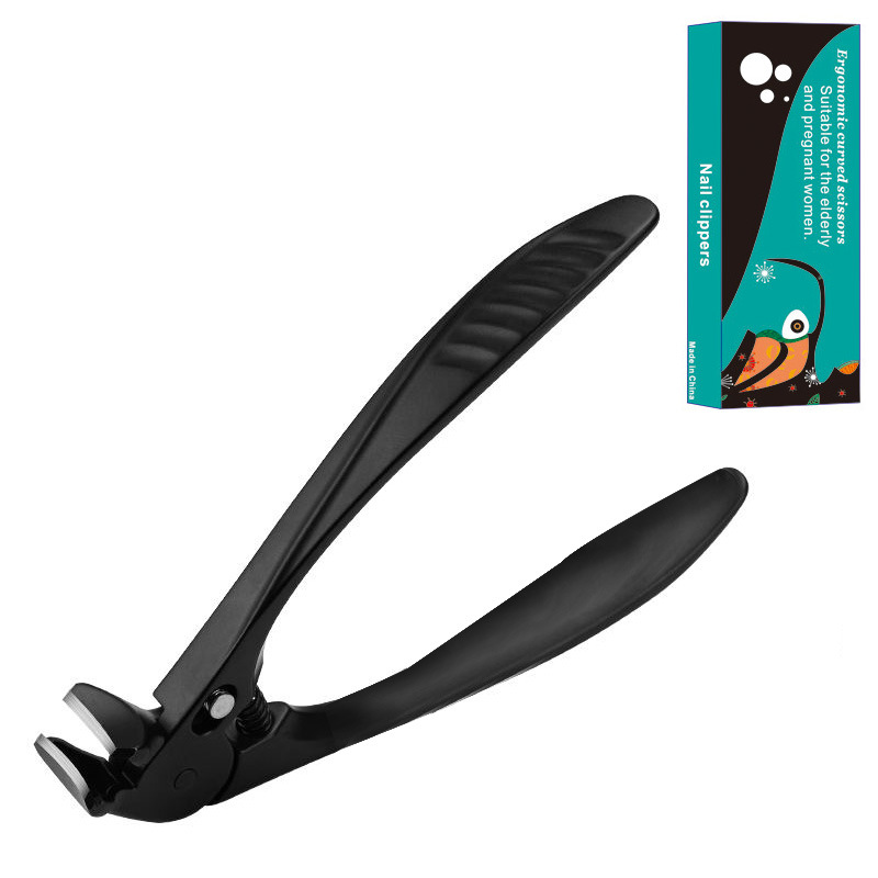 Arenzza curved blade nail clipper for precise, smooth nail trimming in a sleek, ergonomic design for health and beauty care.