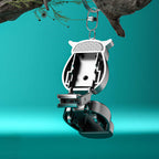 Mini foldable stainless steel owl nail clippers by Arenzza, featuring a compact design with owl-shaped handles for easy nail trimming.