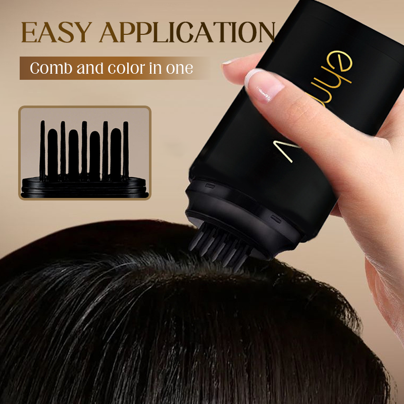 A gray hair cover comb from Arenzza with fine teeth, designed for quick and easy hair color coverage in the health and beauty category.