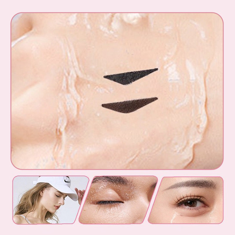 Arenzza integrated rotating eyeliner stamp pen with black ink, showcasing the pen's design and rotating stamping tip for precise application.