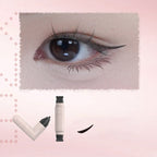 Arenzza integrated rotating eyeliner stamp pen showing the sleek black design and rotating tip for precise eyeliner application.