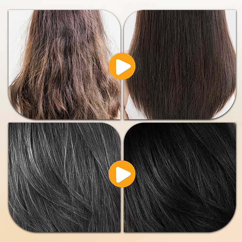 Arenzza long-lasting natural hair dye shampoo bottle with a sleek design, showcasing healthy hair and vibrant color.