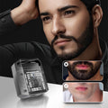 Aarenza Mini Electric Shaver for Men with sleek black design, compact size, and ergonomic handle for easy grooming.