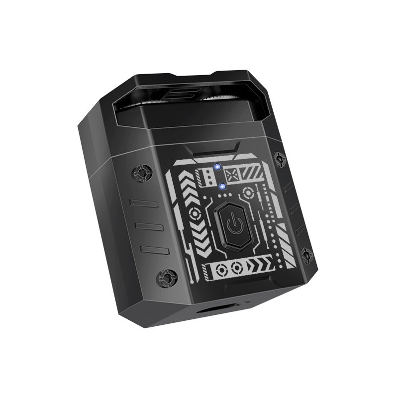Aarenza Mini Electric Shaver for Men, compact men's grooming device with a sleek design, suitable for quick, close shaves.